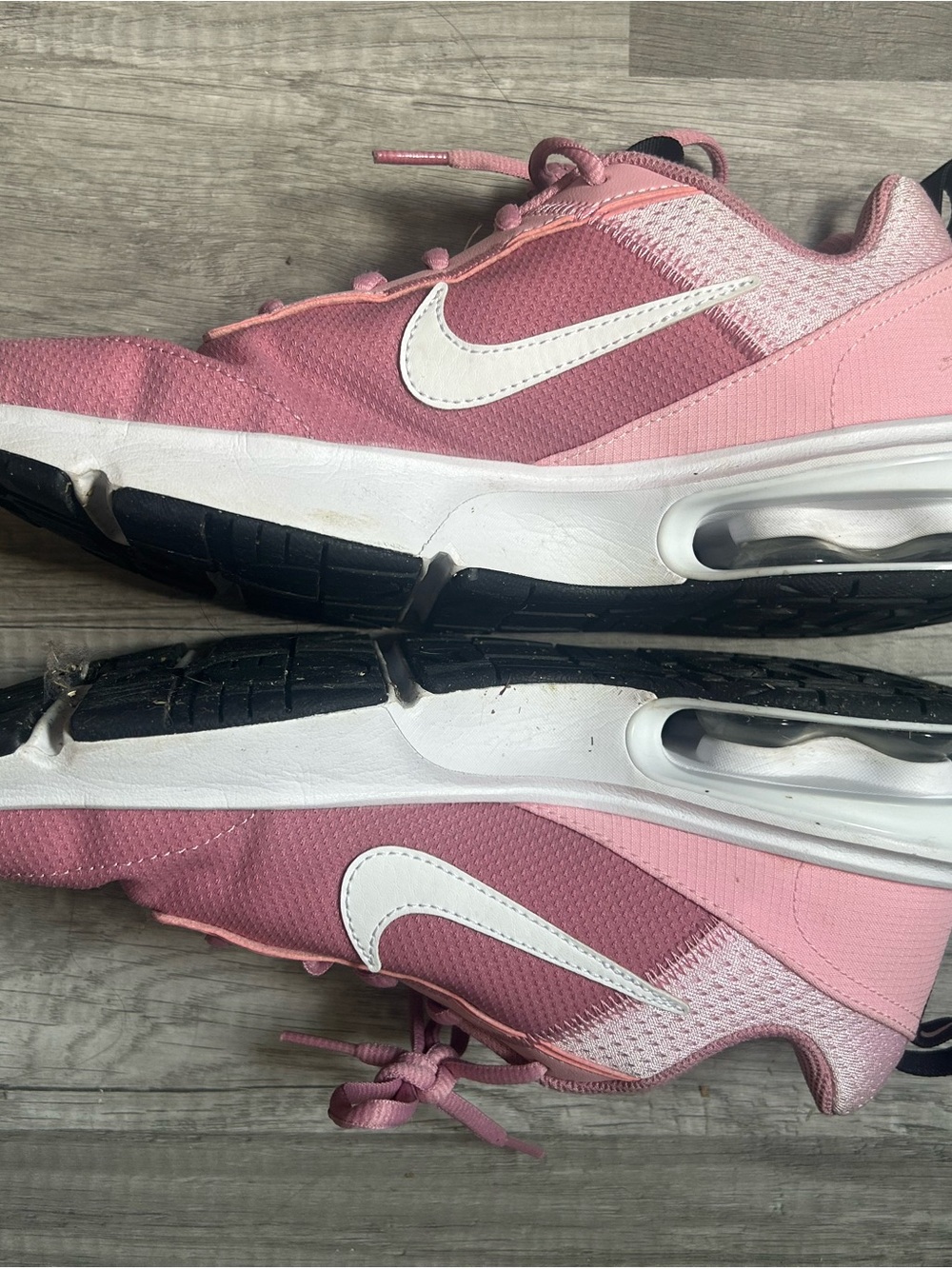 Nike Pink and White Air Max Running Shoes - Picture 2 of 3